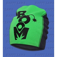 "Happy Lama" шапка двухслойная "BOOM", рибана "Happy Lama" шапка двухслойная "BOOM", рибана